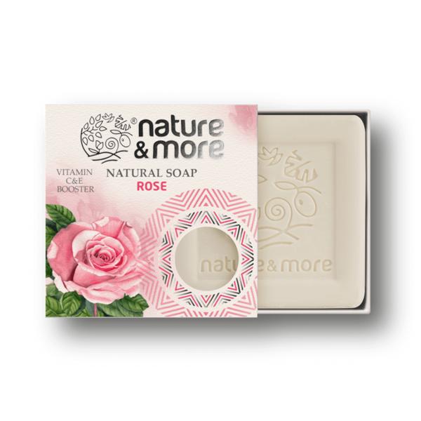 Natural Soap ROSE 100G - Image 2